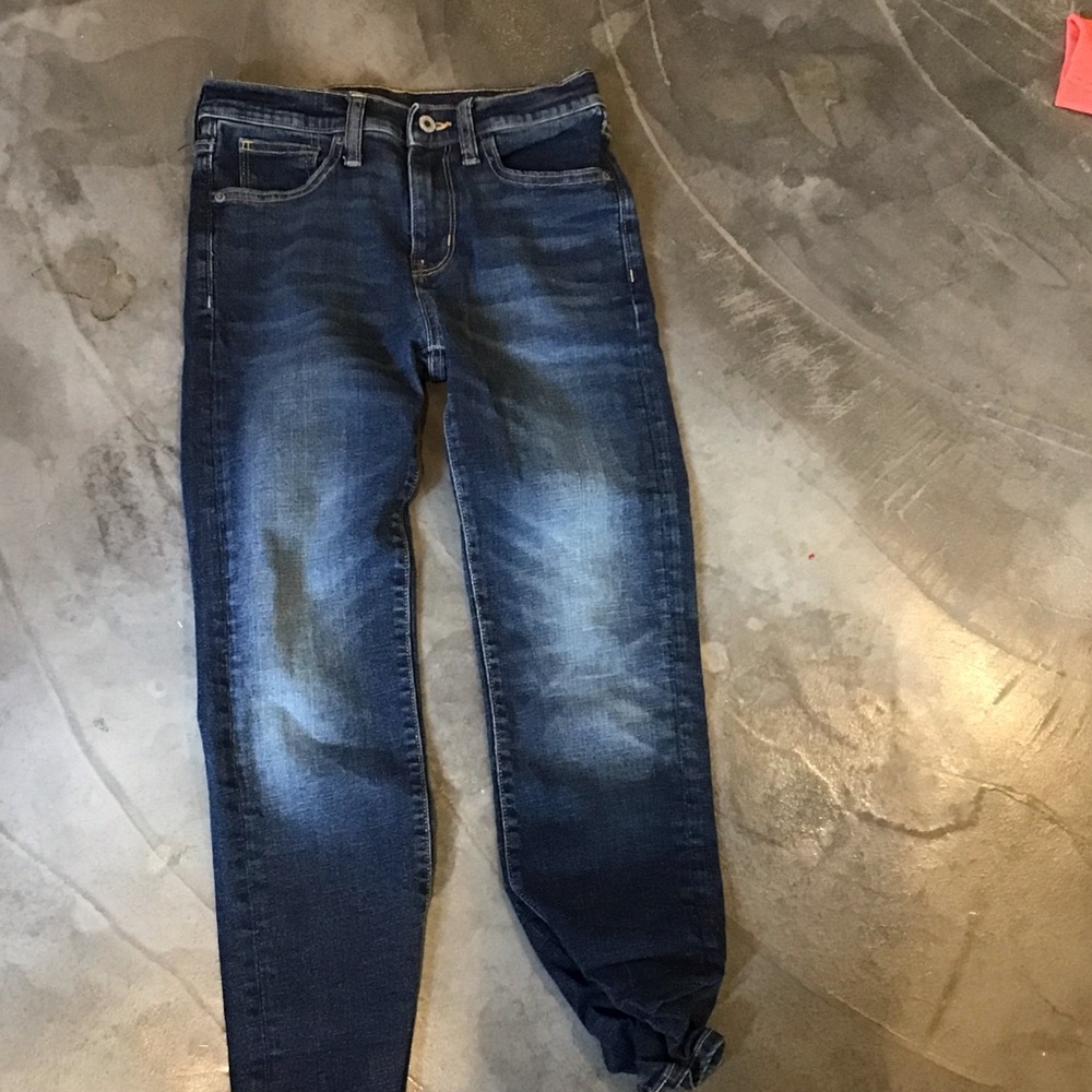 Old Navy Dark Blue Straight Leg Jeans